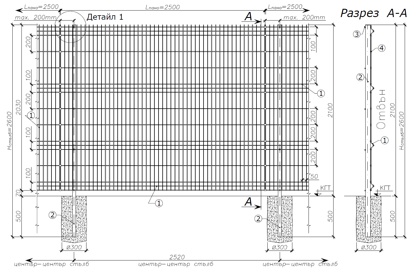 NYLOFOR 3D LIGHT II HDGA - чертеж
