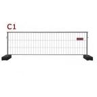 Мобилна ограда модел C1