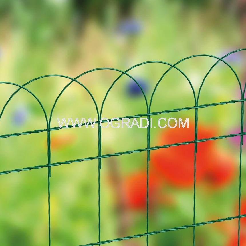 Декоративни оградни мрежи BORDER FENCE за ограждане на алеи и градинки